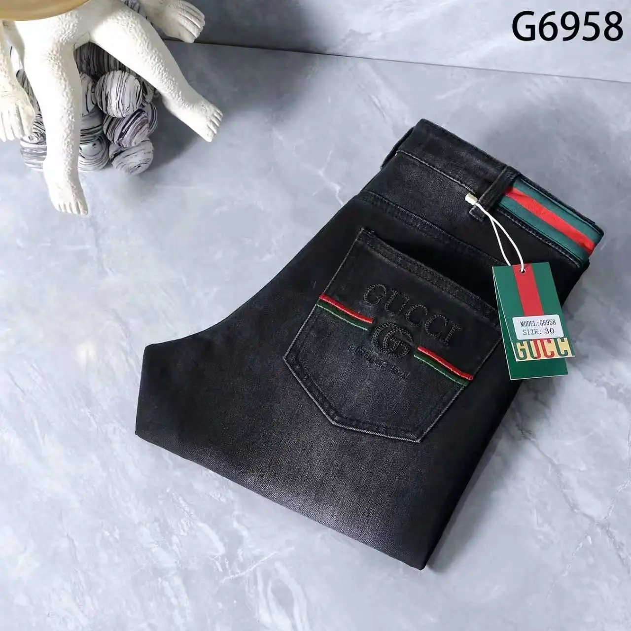 Unbranded Jeans LP868-8 straight-leg denim — GC-1