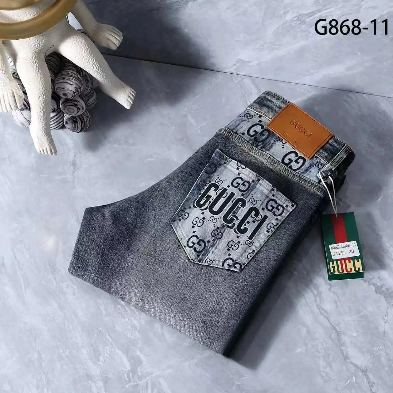 Unbranded Jeans LP868-8 straight-leg denim — GC-4