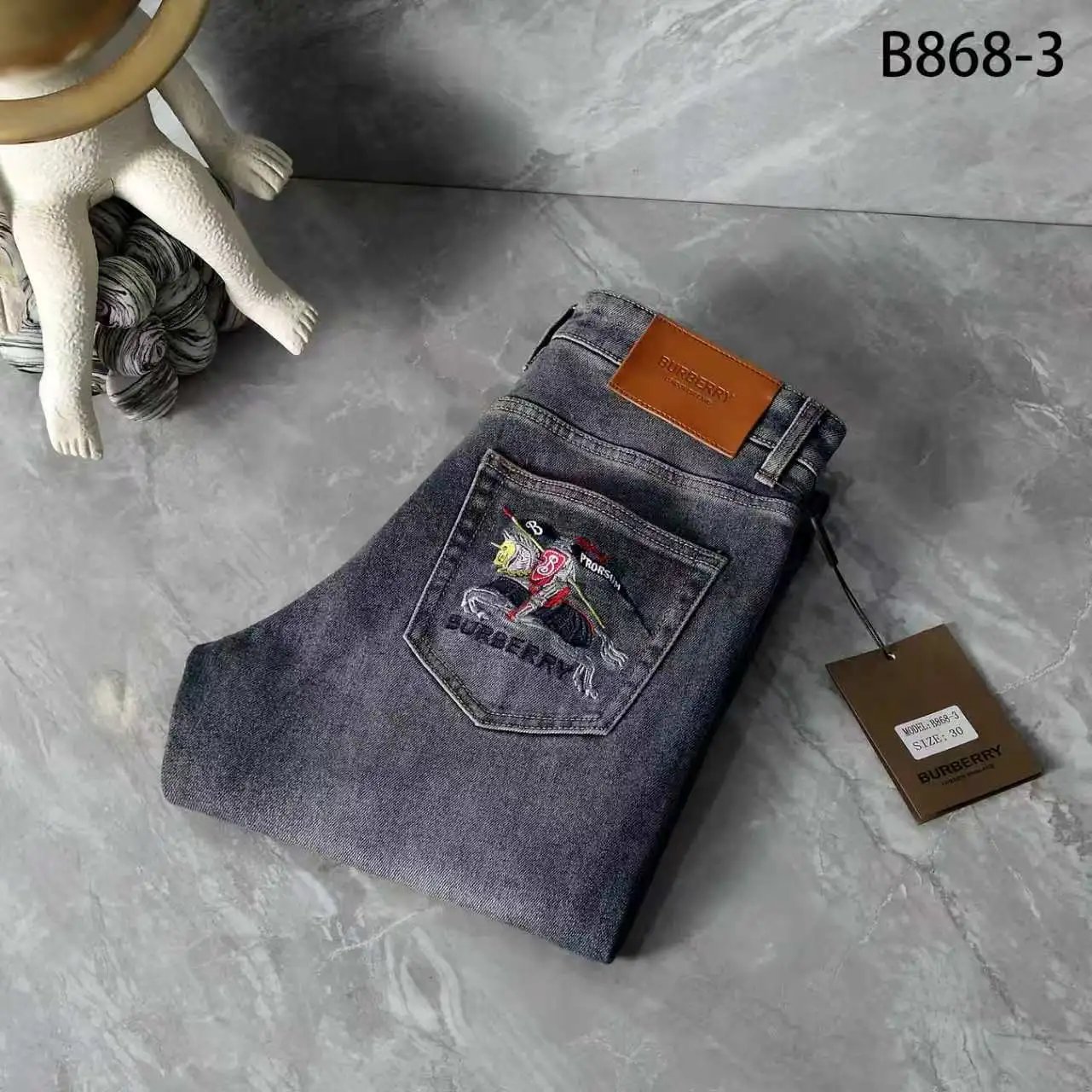Unbranded Jeans LP868-8 straight-leg denim — BBR-4