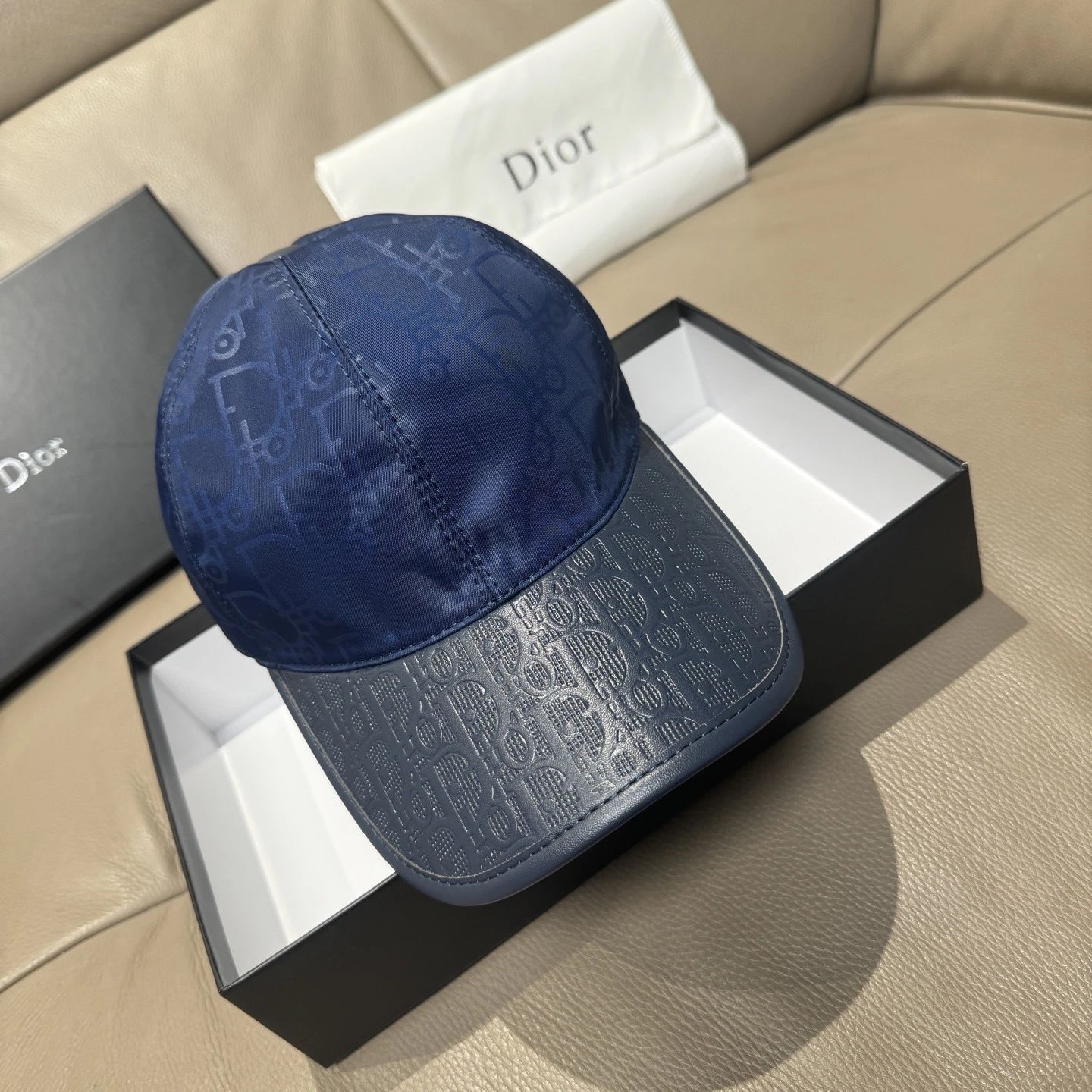 Dior Hats Oblique Monogram Baseball Cap image 8