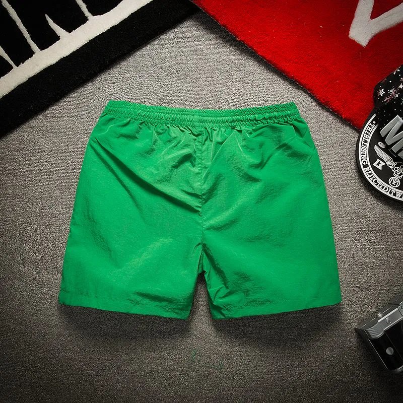 Prada Shorts Nylon Drawstring with Triangle Logo Plaque — DD027(No logo)