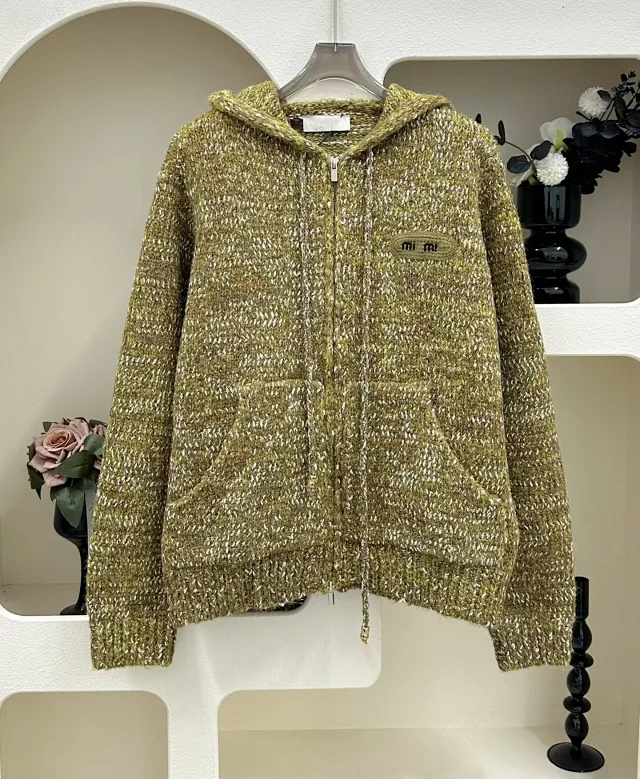 Dior Hoodies & Sweatshirts Reversible knit zip-up hoodie with all-over logo pattern product detail image 38
