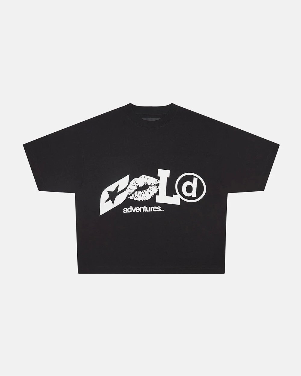 Cold Culture T-Shirts Oversized Logo Print — 19 Adventure-Black