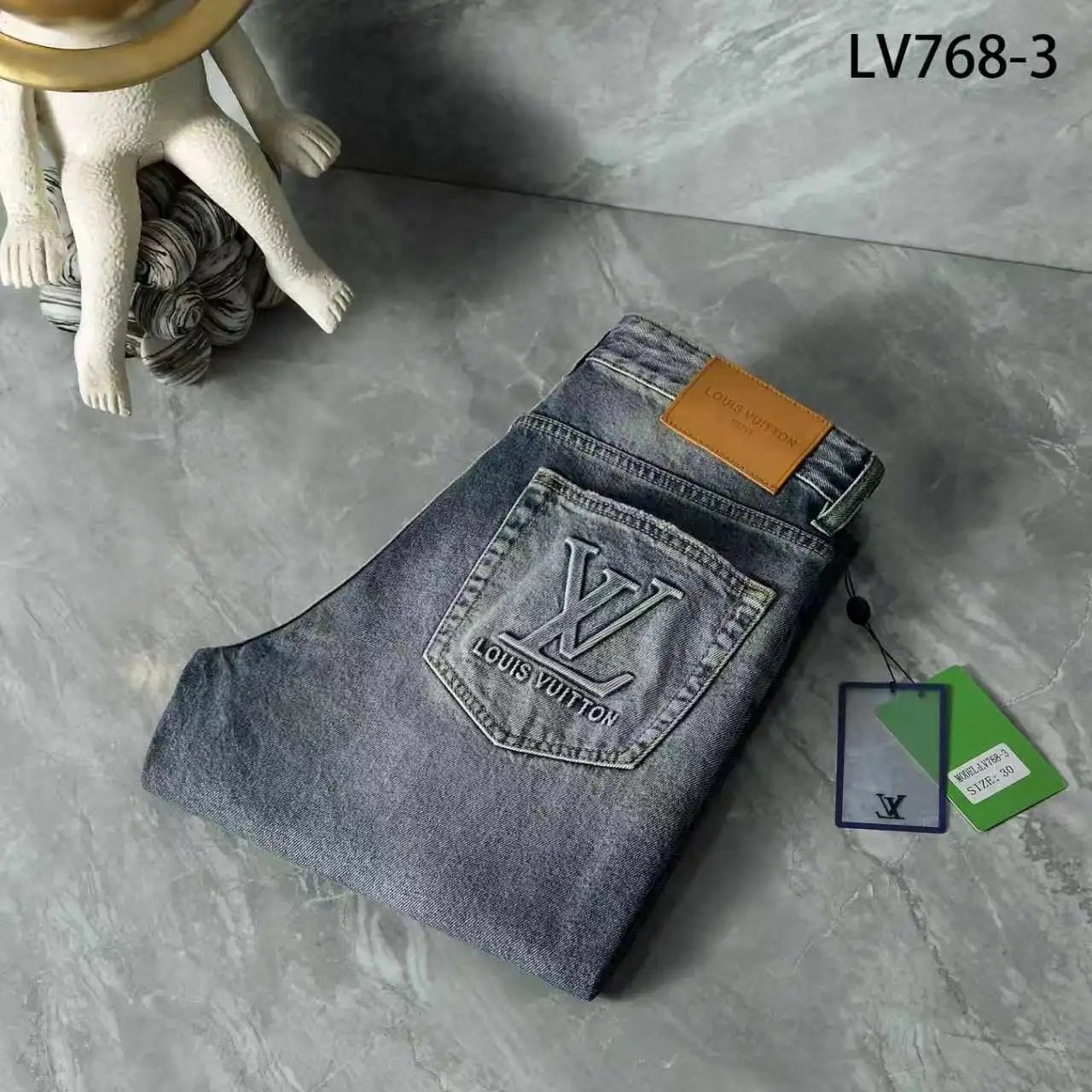 Unbranded Jeans LP868-8 straight-leg denim — L-12