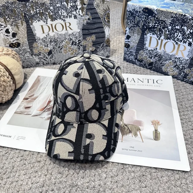 Dior Hats Oblique Monogram Baseball Cap product detail image 33