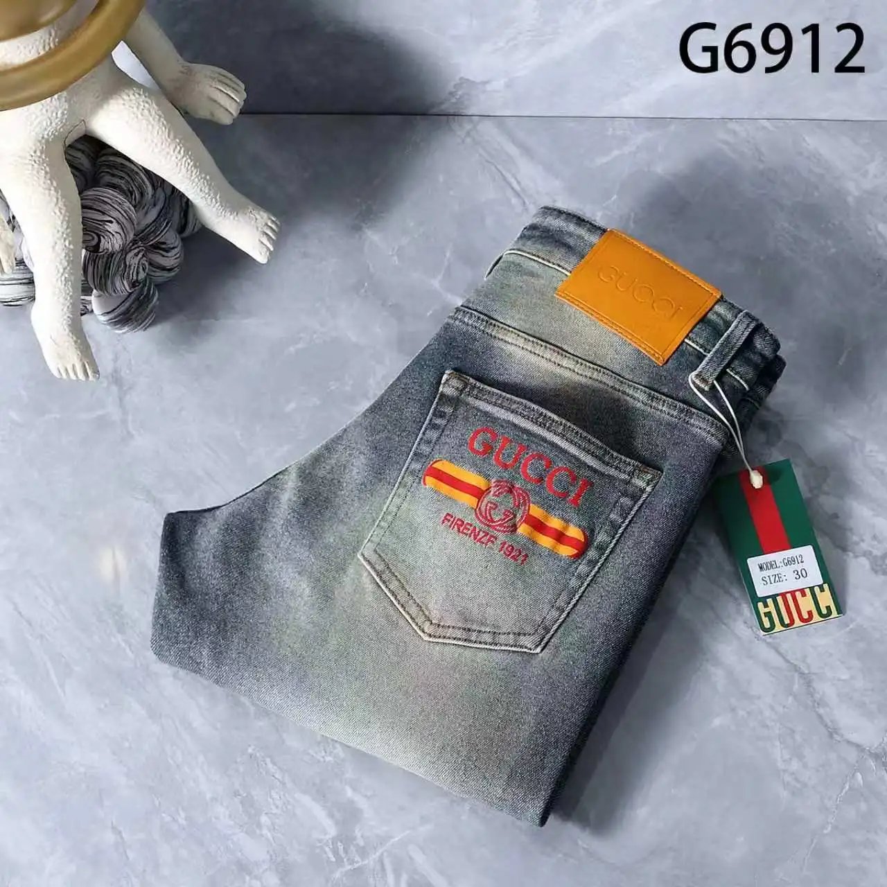 Unbranded Jeans LP868-8 straight-leg denim — GC-5