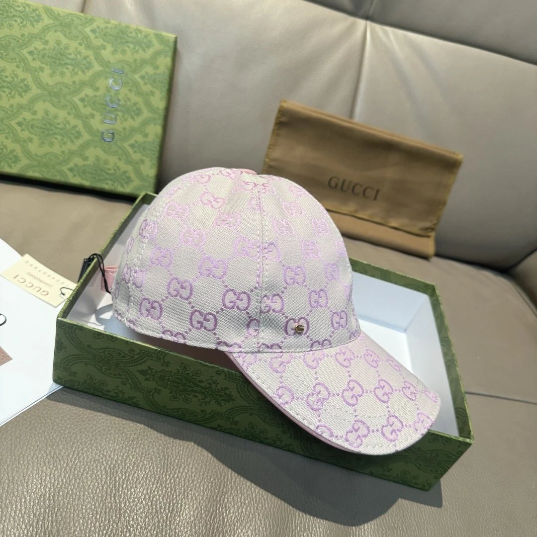 Gucci Hats GG monogram baseball cap — GZMZ-04