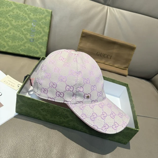 Gucci Hats GG monogram baseball cap product detail image 5