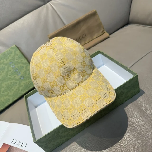 Gucci Hats GG monogram baseball cap product detail image 7