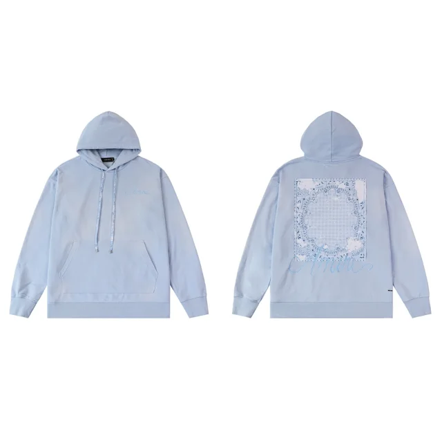 AMIRI Hoodies & Sweatshirts Distressed logo pullover hoodie product detail image 21