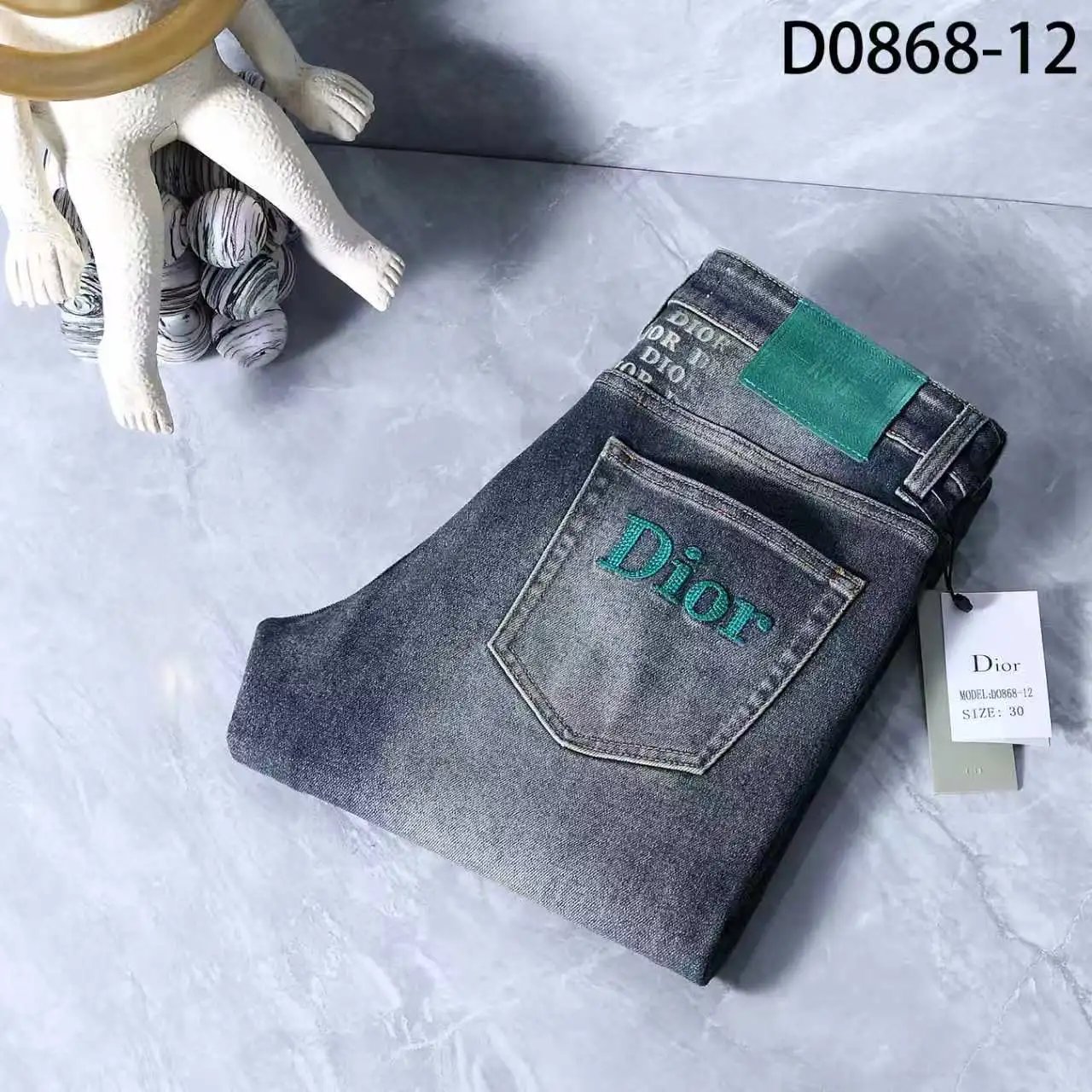 Unbranded Jeans LP868-8 straight-leg denim — DR-2