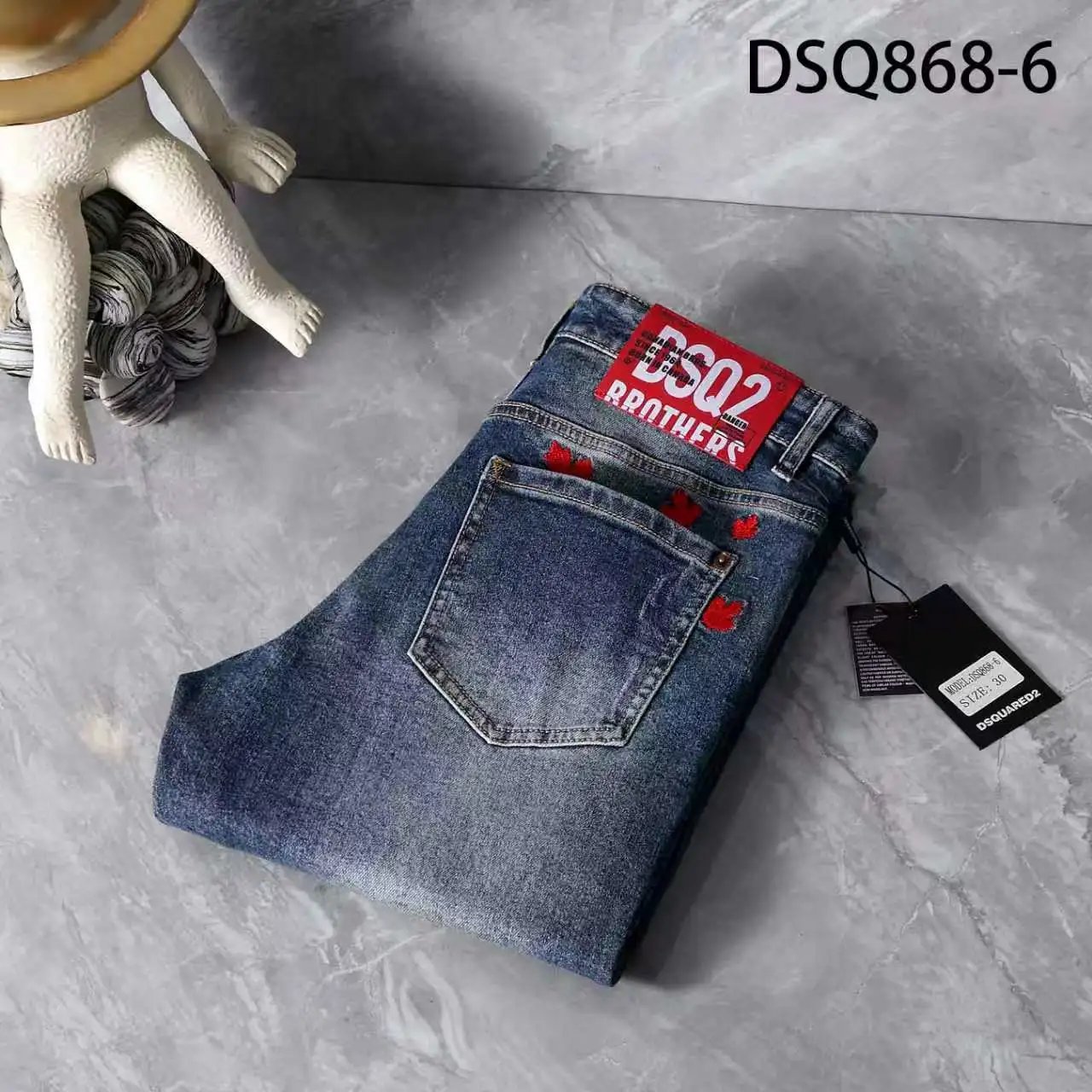 Unbranded Jeans LP868-8 straight-leg denim — DQ-1