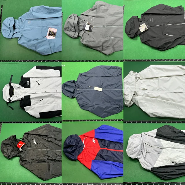 Nike Jackets Hooded color-block windbreaker jacket product detail image 1