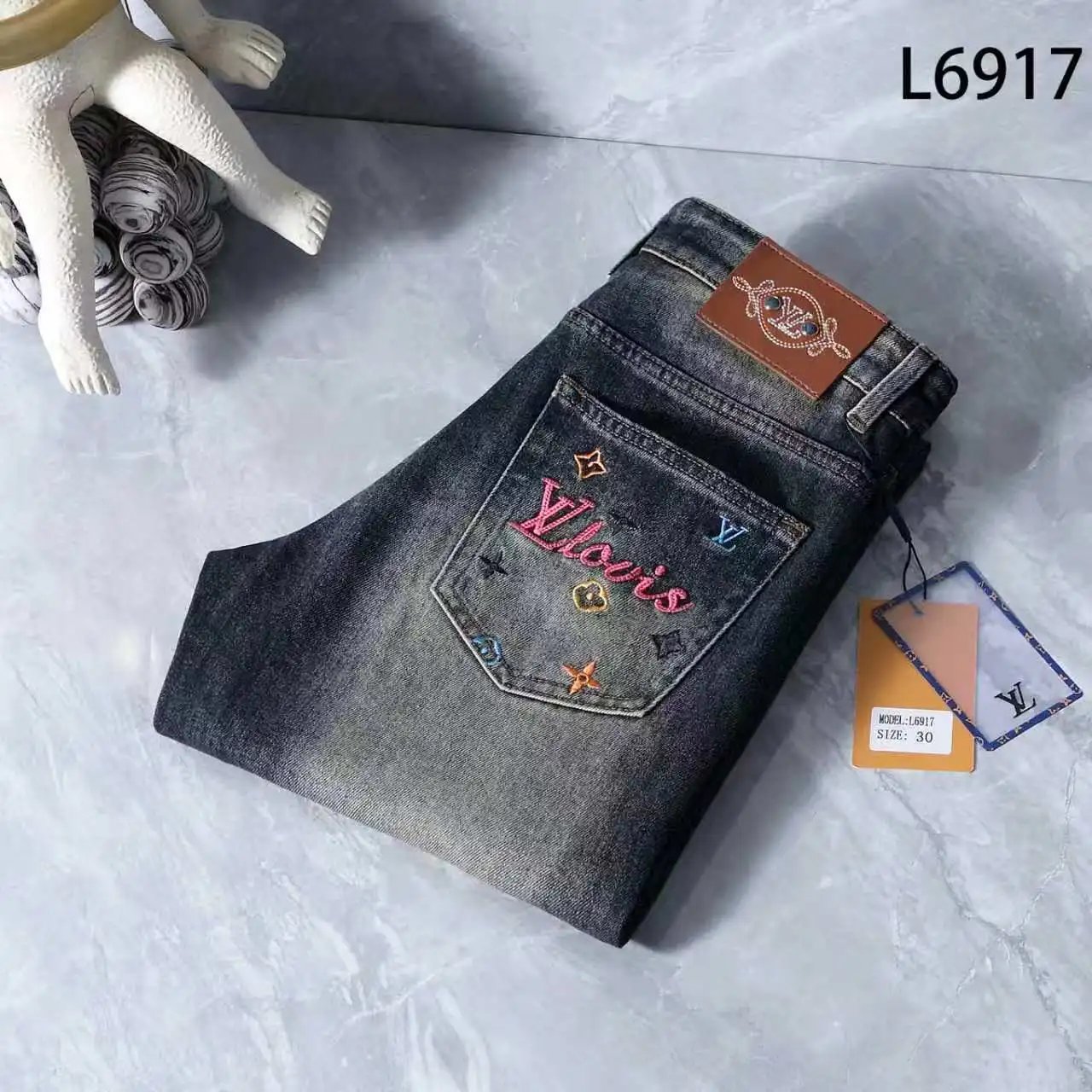 Unbranded Jeans LP868-8 straight-leg denim — L-9