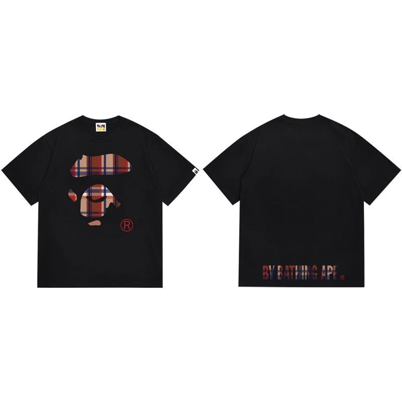 BAPE Check By Bathing Ape Tee Black
