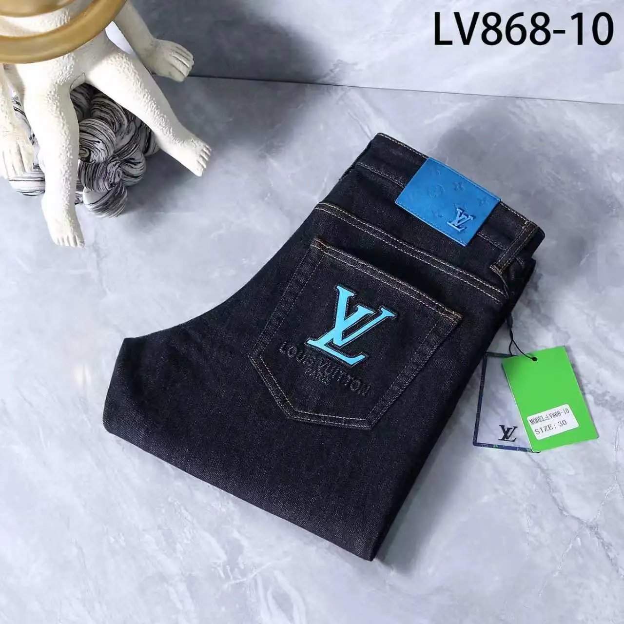 Unbranded Jeans LP868-8 straight-leg denim — L-6