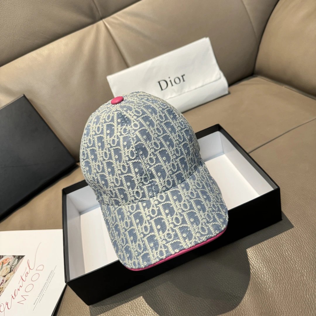 Dior Hats Oblique Monogram Baseball Cap — GZMZ-16