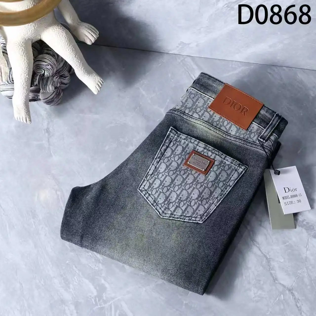 Unbranded Jeans LP868-8 straight-leg denim — DR-1