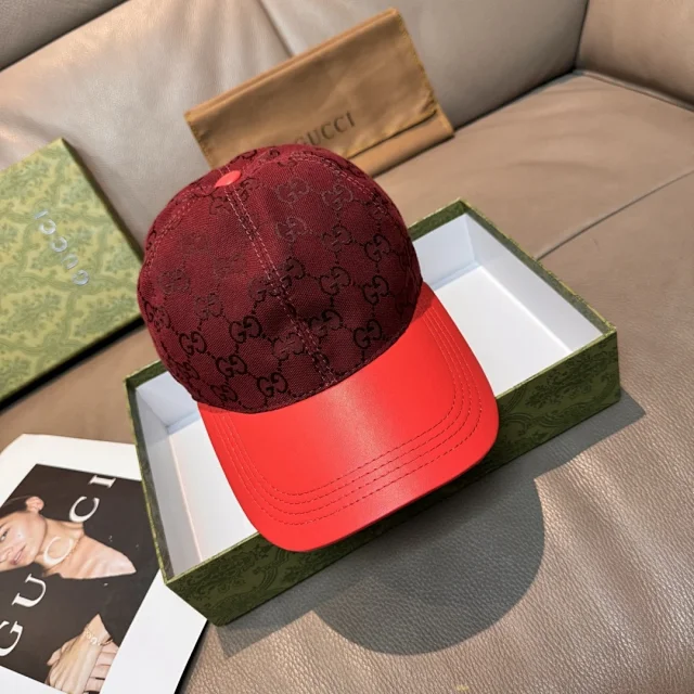 Gucci Hats GG monogram baseball cap product detail image 32