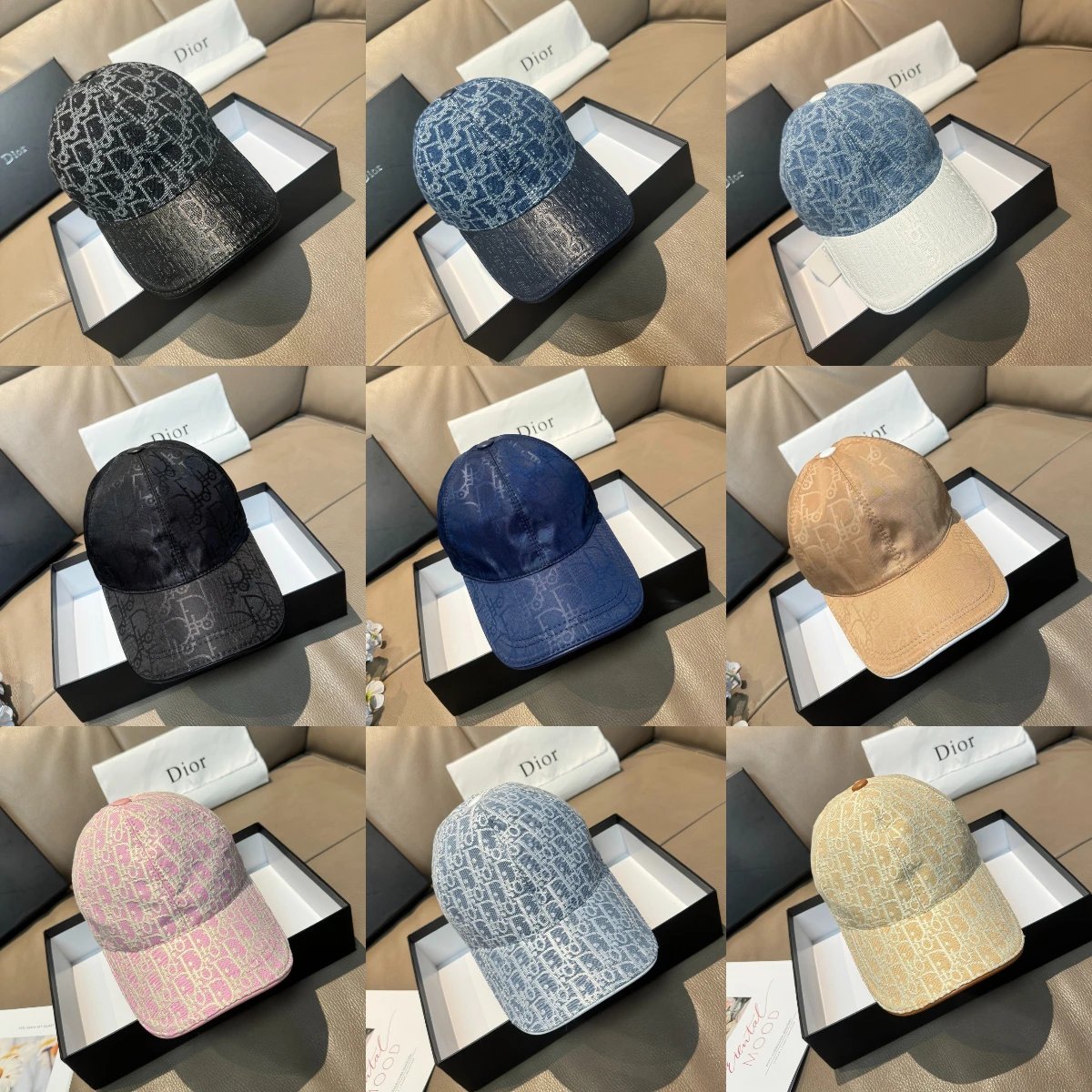 Dior Hats Oblique Monogram Baseball Cap image 1