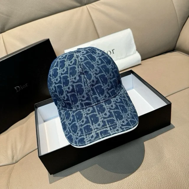 Dior Hats Oblique Monogram Baseball Cap product detail image 6