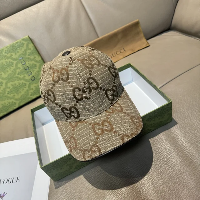 Gucci Hats GG monogram baseball cap product detail image 17