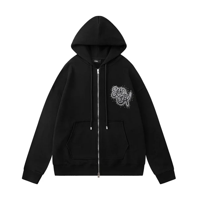 AMIRI Hoodies & Sweatshirts Distressed logo pullover hoodie product detail image 23