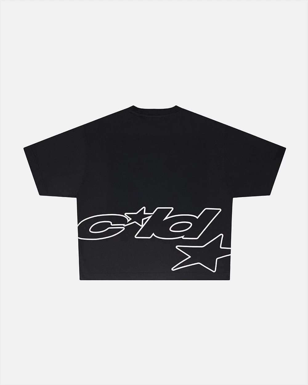 Cold Culture T-Shirts Oversized Logo Print — 27 Defense-Black