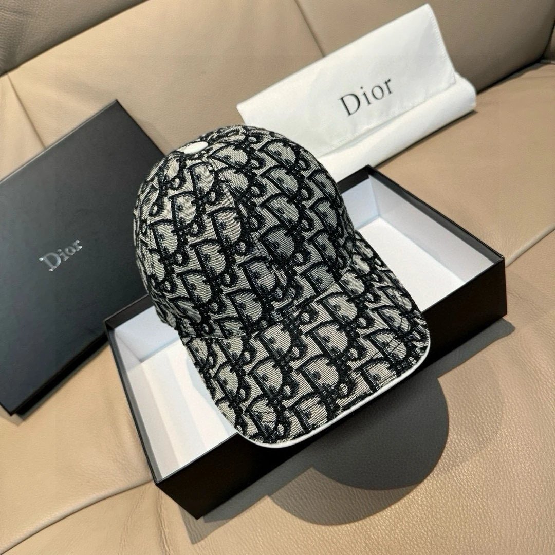 Dior Hats Oblique Monogram Baseball Cap — GZMZ-18