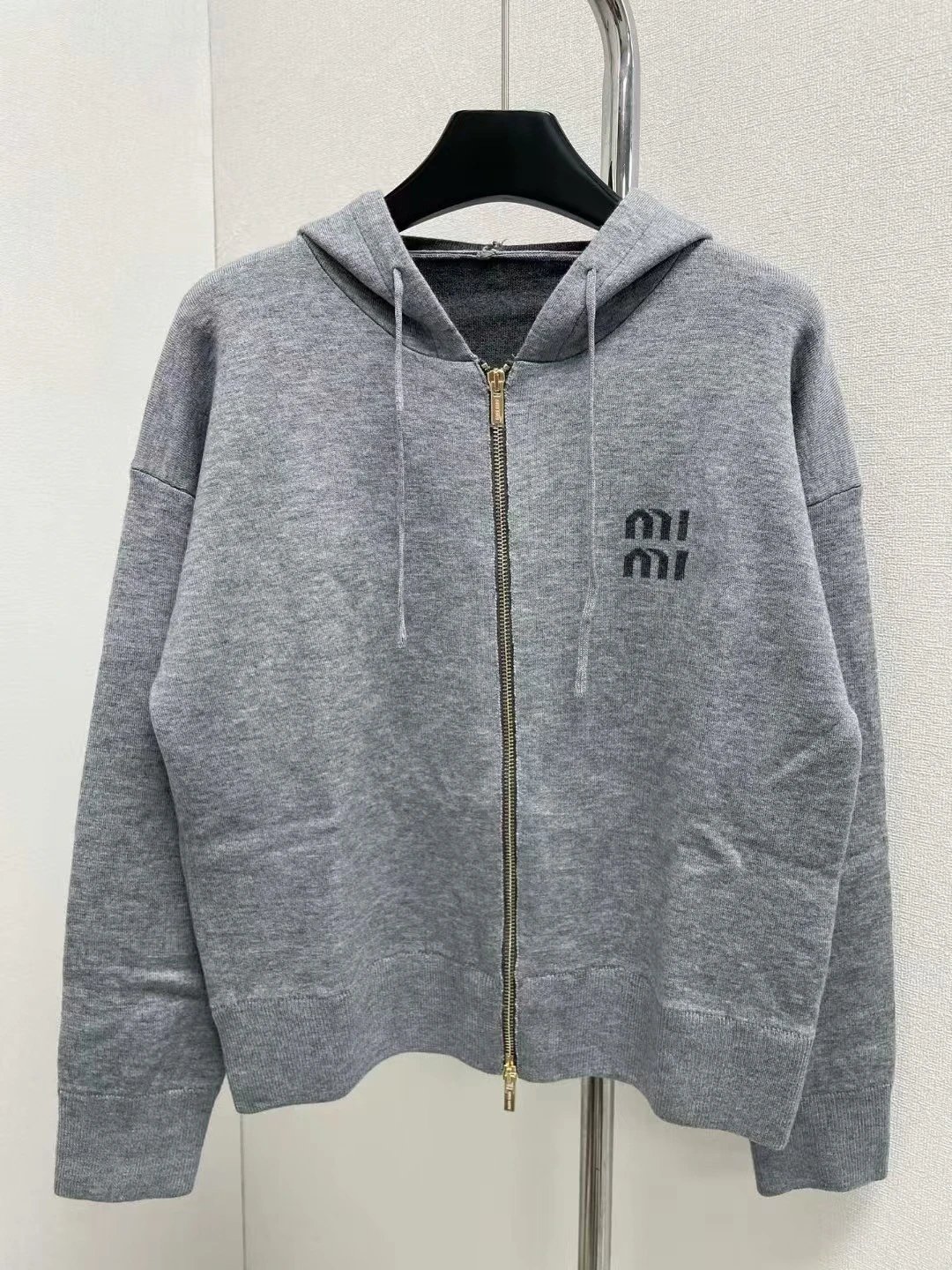 Dior Hoodies & Sweatshirts Reversible knit zip-up hoodie with all-over logo pattern — 23