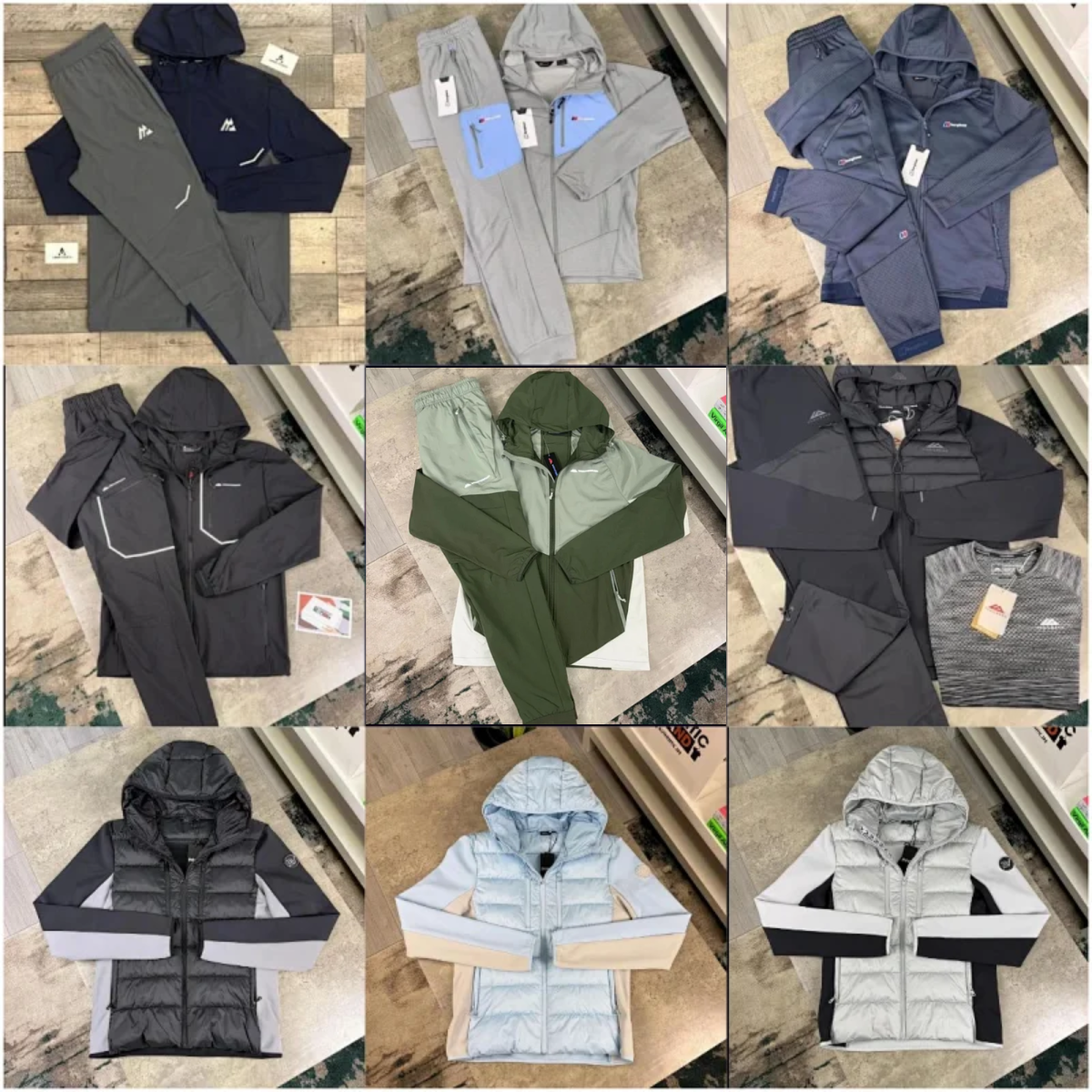 Berghaus Tracksuits Hooded zip-up tracksuit with contrast chest pockets product image