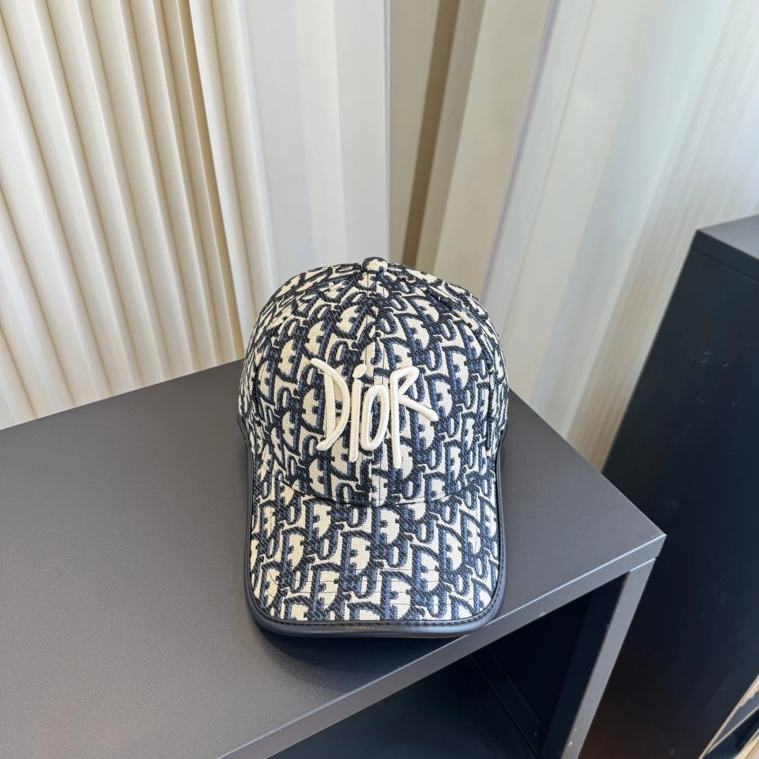 Dior Hats Oblique Monogram Baseball Cap — GZMZ-22