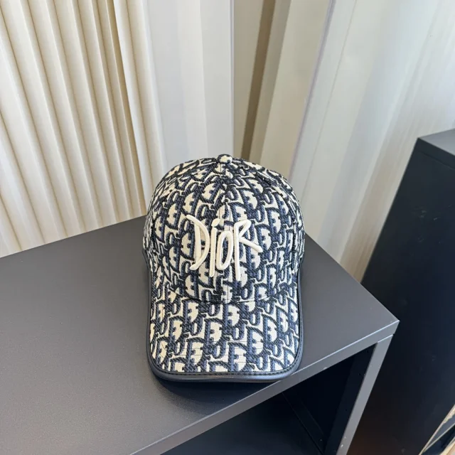 Dior Hats Oblique Monogram Baseball Cap product detail image 23