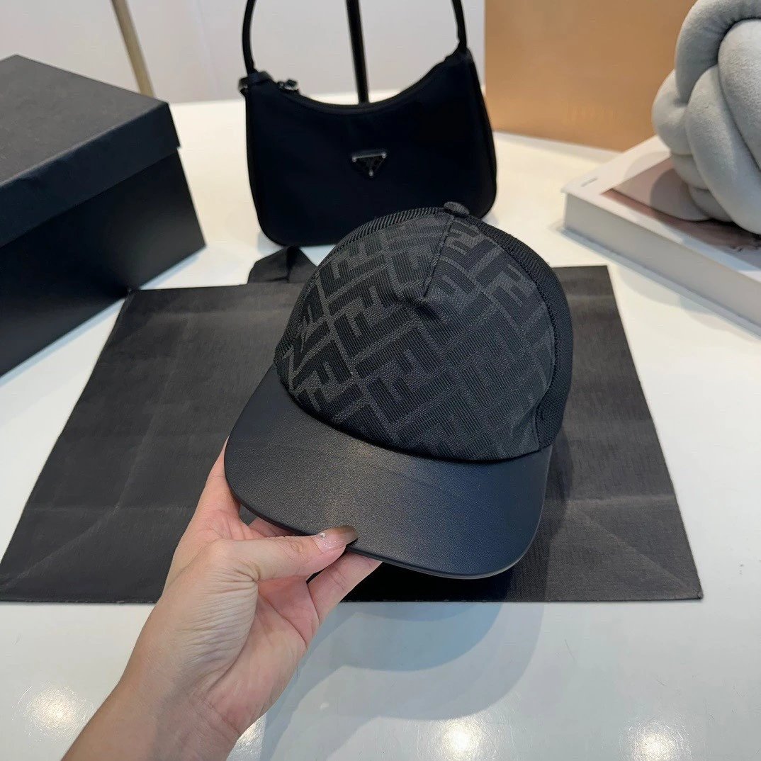 Burberry Hats Embroidered Baseball Cap — 001