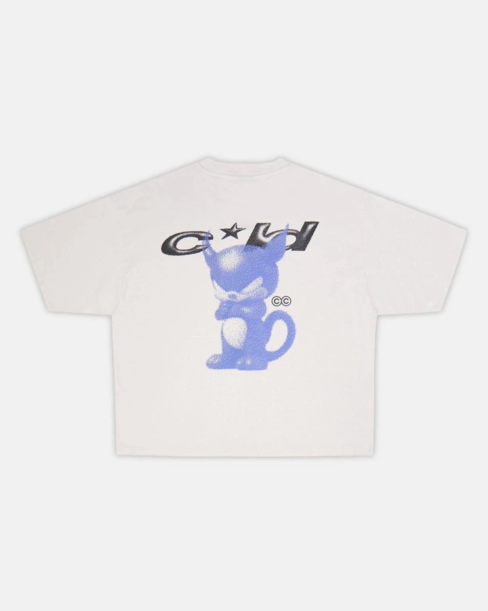 Cold Culture T-Shirts Oversized Logo Print — 21 Demons-Light Grey