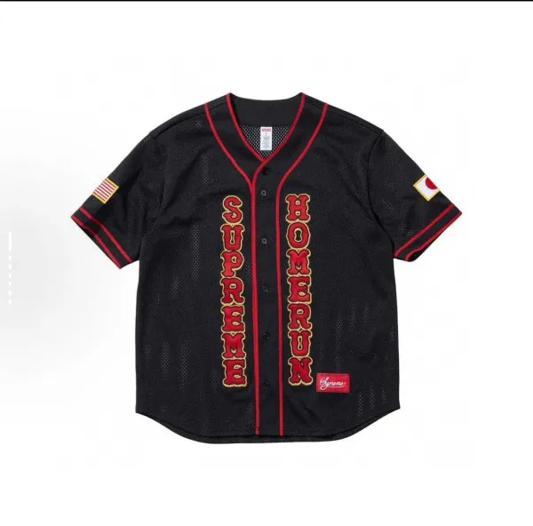 Supreme Basketball Jersey Red / Navy - 27