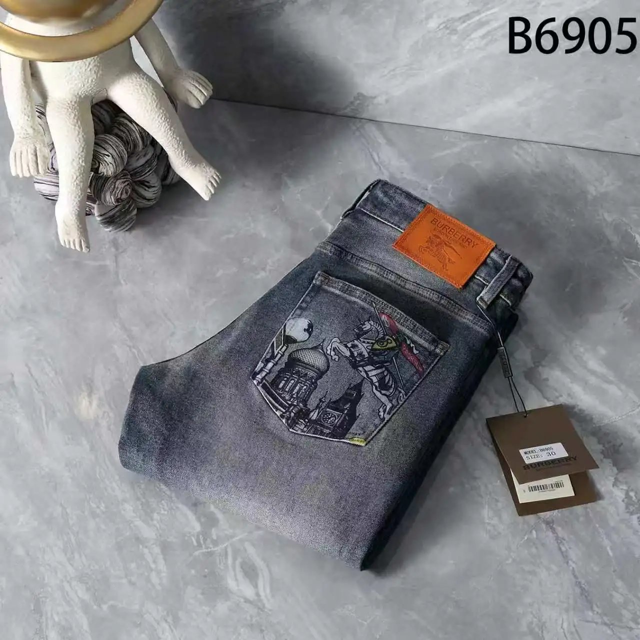 Unbranded Jeans LP868-8 straight-leg denim — BBR-5