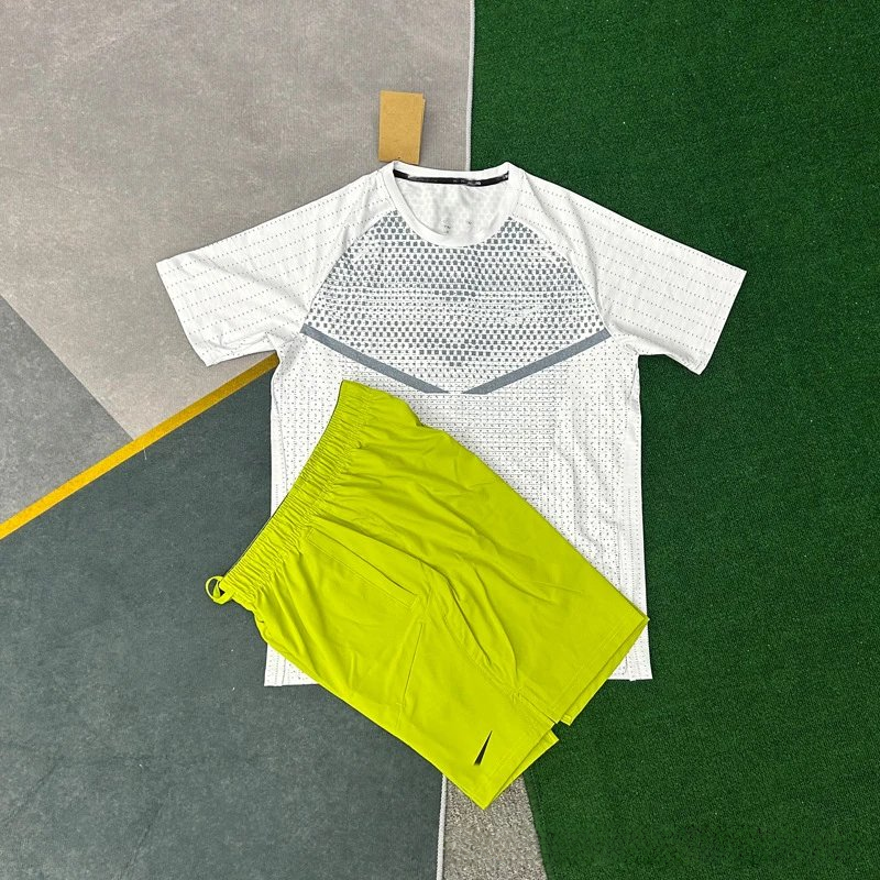 Nike Set White + Neon Green