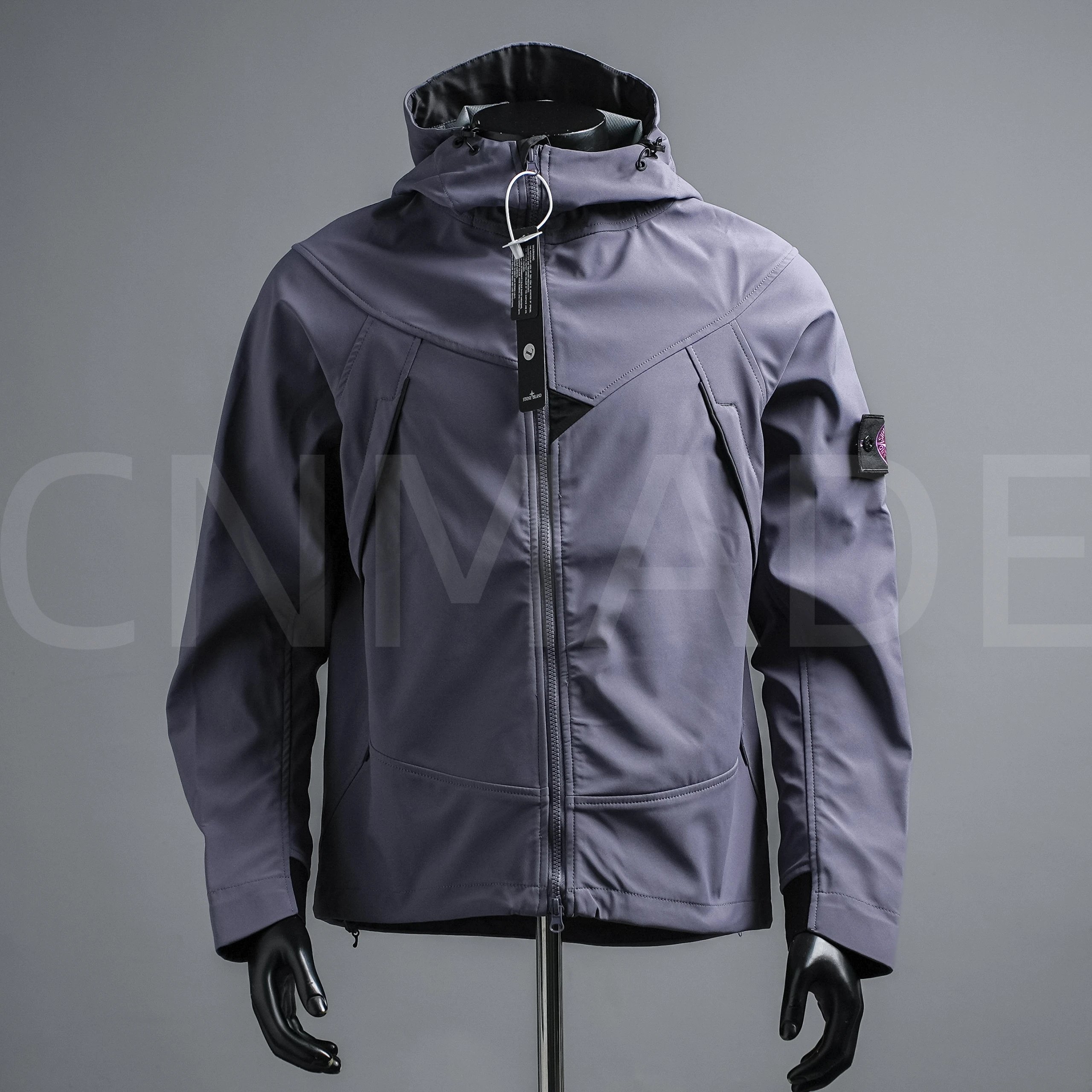 岛软壳户外三防冲锋衣外套