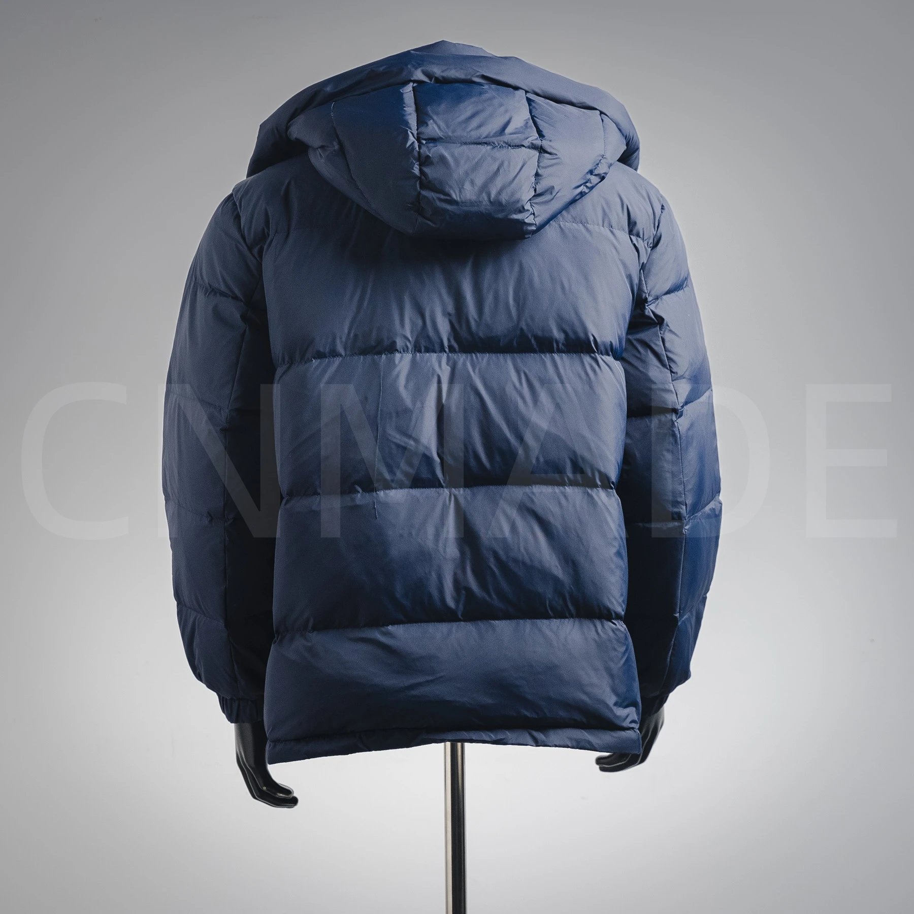 古牌胸前条纹logo连帽羽绒服 4