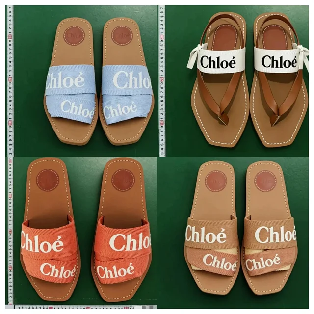 Chloé Sandals Logo Strap Slide product detail image 1
