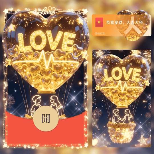 【人】/你是人间理想/情人节套图/LM红包封面皮肤