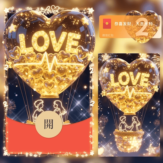【2】/520情人节快乐套图/LM红包封面皮肤
