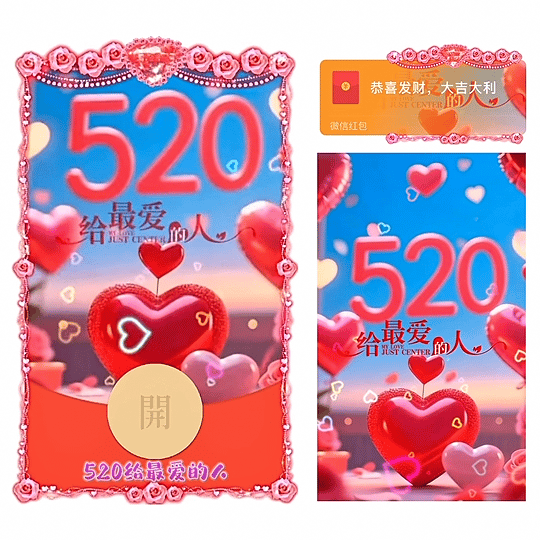 520给最爱的人/动态/yj红包封面皮肤