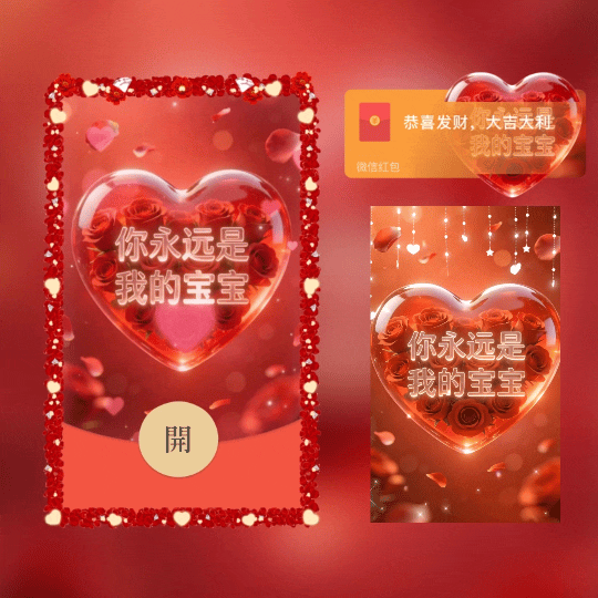 儿童节/你永远是我的宝宝/新版动态tt红包封面皮肤