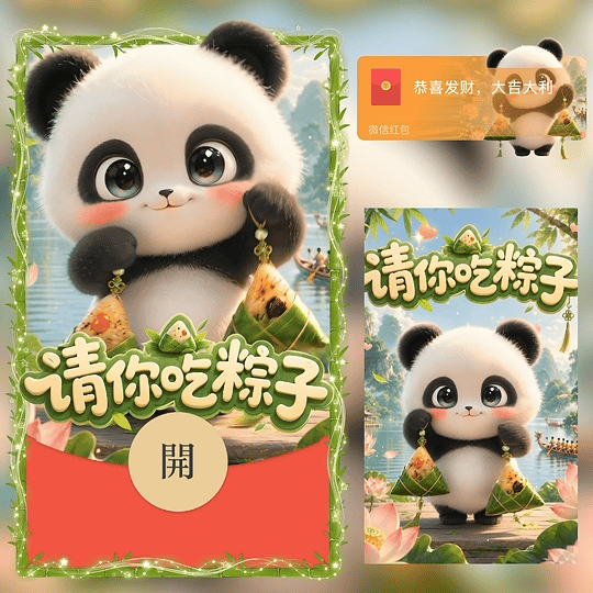 请你吃粽子/端午节/LM红包封面皮肤