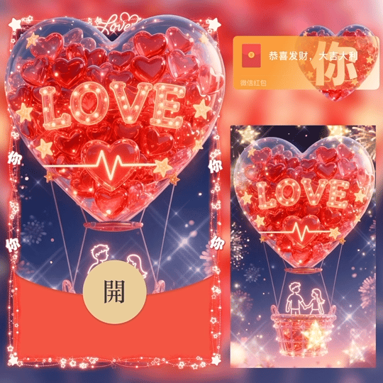 【你】/520情人节快乐套图/LM红包封面皮肤