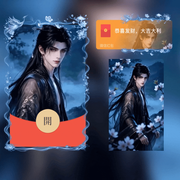 权臣是我心上人/义父陆九渊/洛神赋/新版动态/无售后tt红包封面皮肤