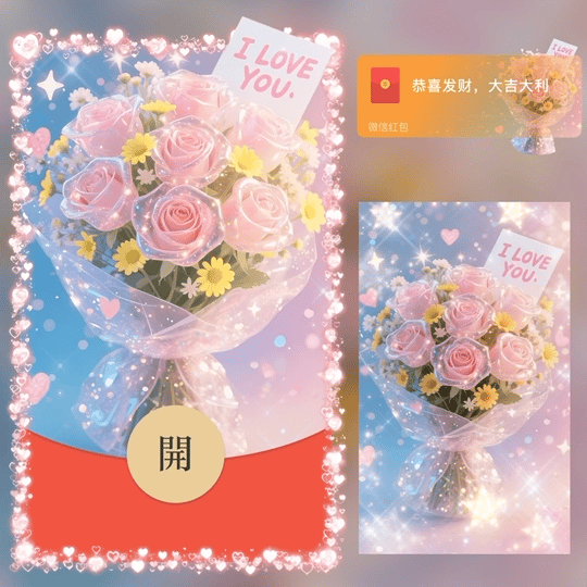 我爱你一生一世/520我爱你/LM红包封面皮肤