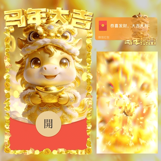2026马年暴富/马年大吉/新年快乐/LM红包封面皮肤